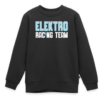 Electro Racing Team | Elektroauto Shirt | - Kinder Premium Organic Sweatshirt - Schwarz - Vorne - AI Model Kid Female (0cm)
