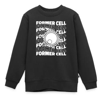 Biologie Biologe Zelle Molekularbiologe - Kinder Premium Organic Sweatshirt - Schwarz - Vorne - AI Model Kid Female (0cm)