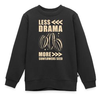 Tournesol - Sweat Premium enfant bio - noir - Devant - AI Model Kid Female (0cm)