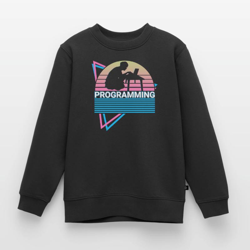 Programmierung Programmierer Retro Kinder Premium Organic Sweatshirt