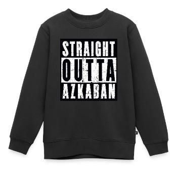 Straight Outta Azkaban - Sweat Premium enfant bio - noir - Devant - AI Model Kid Female (0cm)