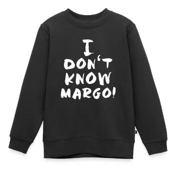 why is the carpet all wet todd - Kids Premium Organic Sweatshirt - black - Front - AI Model Kid Female (0cm)