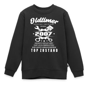 Oldtimer Special Edition Modell 2007 - Kinder Premium Organic Sweatshirt - Schwarz - Vorne - AI Model Kid Female (0cm)