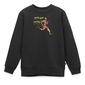 Amputation Bein Protese Cyborg Unfall Arm - Kinder Premium Organic Sweatshirt - Schwarz - Vorne - AI Model Kid Female (0cm)
