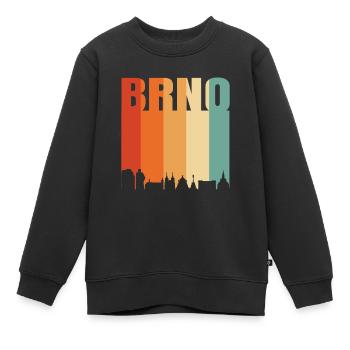 Die Schönheit von Brno Brünn - Kinder Premium Organic Sweatshirt - Schwarz - Vorne - AI Model Kid Female (0cm)