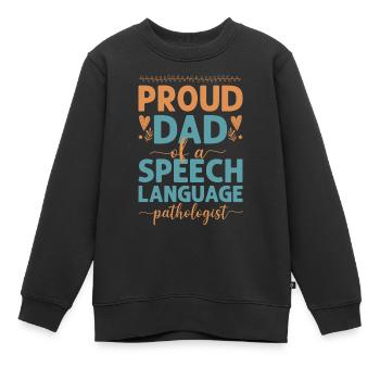 Speech Therapist Therapy Assistant - Kinder Premium Organic Sweatshirt - Schwarz - Vorne - AI Model Kid Female (0cm)