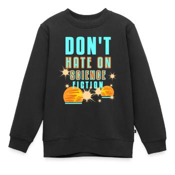 Science Fiction - Kinder Premium Organic Sweatshirt - Schwarz - Vorne - AI Model Kid Female (0cm)