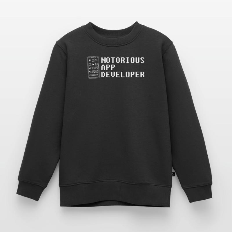 Developer Coder Programmer Developer Kids Premium Organic Sweatshirt