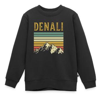 Alaska - Sweat Premium enfant bio - noir - Devant - AI Model Kid Female (0cm)
