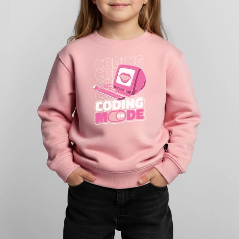 Développeur Coder Programmeur Mode activé Sweat Premium enfant bio