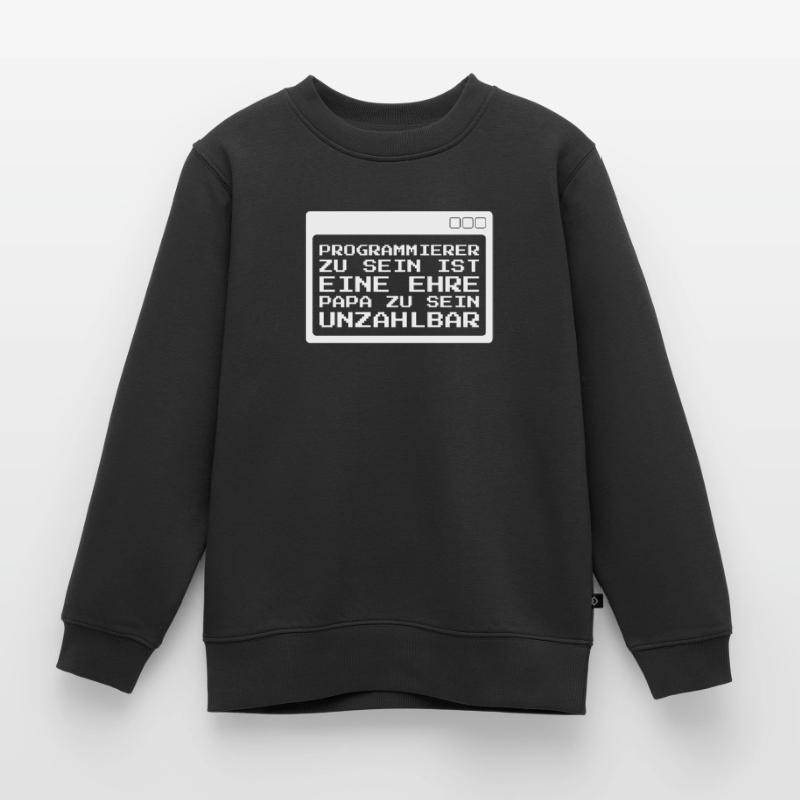 Developer Coder Programmer Kids Premium Organic Sweatshirt