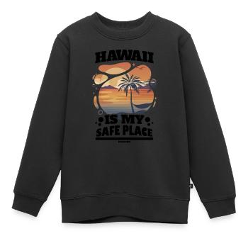 Hawaii - Kinder Premium Organic Sweatshirt - Schwarz - Vorne - AI Model Kid Female (0cm)