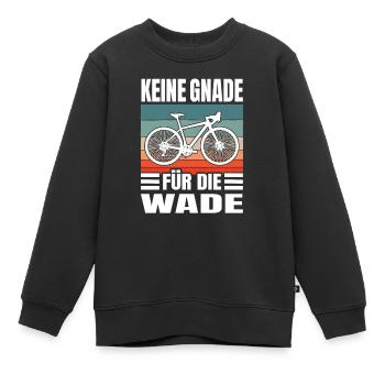 Rennrad Radsport Keine Gnade Wade Rennradfahrer - Kinder Premium Organic Sweatshirt - Schwarz - Vorne - AI Model Kid Female (0cm)