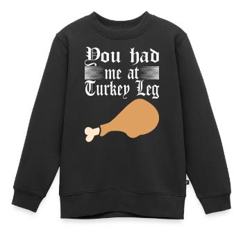 Ren Festival Renaissance Festival - Sweat Premium enfant bio - noir - Devant - AI Model Kid Female (0cm)