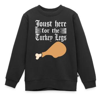 Ren Festival Renaissance Festival - Sweat Premium enfant bio - noir - Devant - AI Model Kid Female (0cm)