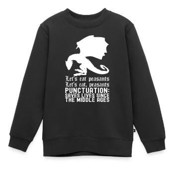 Ren Festival Renaissance Festival - Sweat Premium enfant bio - noir - Devant - AI Model Kid Female (0cm)