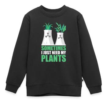 Nuclear Energy Radiation Nuclear Power Engineer - Kids Premium Organic Sweatshirt - black - Front - AI Model Kid Female (0cm)