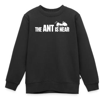 Fourmis fermes fourmis drôles fourmis - Sweat Premium enfant bio - noir - Devant - AI Model Kid Female (0cm)