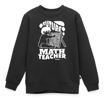 Mathematik - Kinder Premium Organic Sweatshirt - Schwarz - Vorne - AI Model Kid Female (0cm)