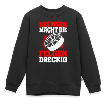 Mechatroniker Schrauben Autofahren Bremsen Felgen - Kinder Premium Organic Sweatshirt - Schwarz - Vorne - AI Model Kid Female (0cm)