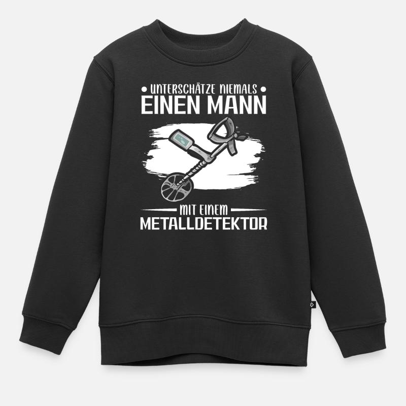 Sondeln - Kinder Premium Organic Sweatshirt - Schwarz