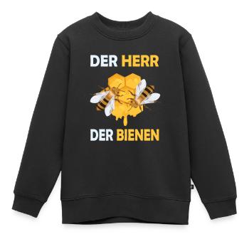 Bienenzucht und Honig - Kinder Premium Organic Sweatshirt - Schwarz - Vorne - AI Model Kid Female (0cm)
