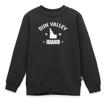 Idaho Sun Valley 1890 USA Amerika - Kinder Premium Organic Sweatshirt - Schwarz - Vorne - AI Model Kid Female (0cm)