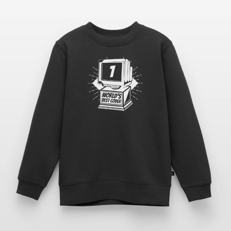 Developer Coder Programmer Worlds Best Coder Kids Premium Organic Sweatshirt