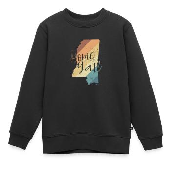 Mississippi Home Y'all USA Amerika - Kinder Premium Organic Sweatshirt - Schwarz - Vorne - AI Model Kid Female (0cm)