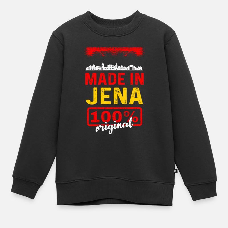 Jena - Kinder Premium Organic Sweatshirt - Schwarz