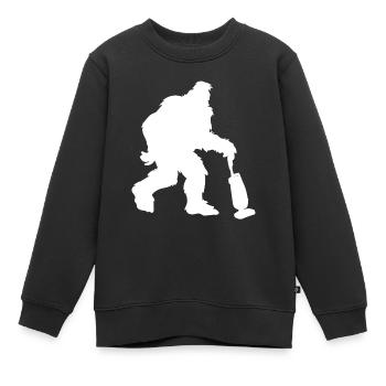 Staubsauger Reinigungskraft Aufräumen Hausfrau - Kinder Premium Organic Sweatshirt - Schwarz - Vorne - AI Model Kid Female (0cm)