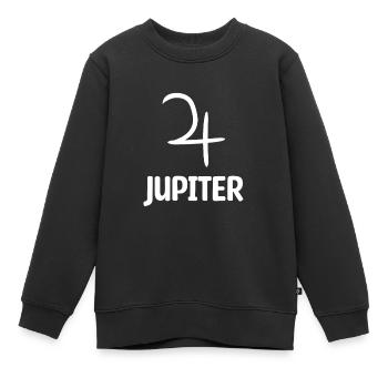 Jupiter - Kinder Premium Organic Sweatshirt - Schwarz - Vorne - AI Model Kid Female (0cm)
