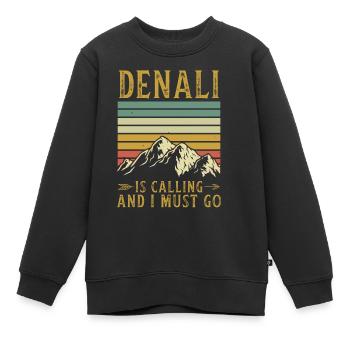 Alaska - Sweat Premium enfant bio - noir - Devant - AI Model Kid Female (0cm)