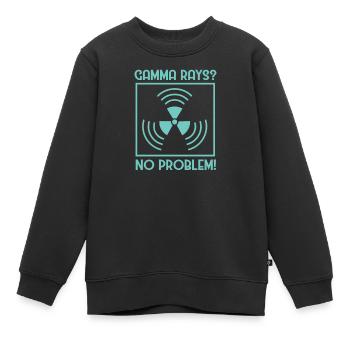 Centrale nucléaire Énergie nucléaire Energies renouvelables - Sweat Premium enfant bio - noir - Devant - AI Model Kid Female (0cm)