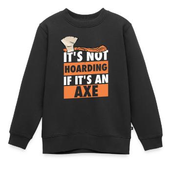 Larp |Live-Action-Rollenspiel |Larpen |Larp - Kinder Premium Organic Sweatshirt - Schwarz - Vorne - AI Model Kid Female (0cm)