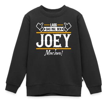 Joey Geschenkidee Geschenk Geburtstag - Kinder Premium Organic Sweatshirt - Schwarz - Vorne - AI Model Kid Female (0cm)