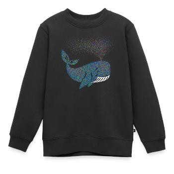 Fastnacht - Karneval - Karnewal - Wortspiel - Kinder Premium Organic Sweatshirt - Schwarz - Vorne - AI Model Kid Female (0cm)