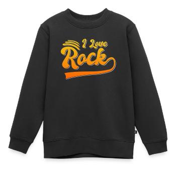 J’adore la jupe - Sweat Premium enfant bio - noir - Devant - AI Model Kid Female (0cm)