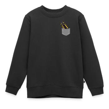 Drag Racing Race Car Race Track - Kinder Premium Organic Sweatshirt - Schwarz - Vorne - AI Model Kid Female (0cm)