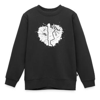 Cornemuse Cornemuse Cornemuse - Sweat Premium enfant bio - noir - Devant - AI Model Kid Female (0cm)