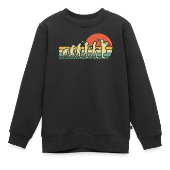 Cornemuse Cornemuse Cornemuse - Sweat Premium enfant bio - noir - Devant - AI Model Kid Female (0cm)