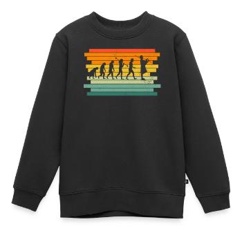 Cornemuse Cornemuse Cornemuse - Sweat Premium enfant bio - noir - Devant - AI Model Kid Female (0cm)