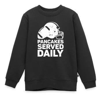 Lineman Football Player Offensive Defensive - Kinder Premium Organic Sweatshirt - Schwarz - Vorne - AI Model Kid Female (0cm)