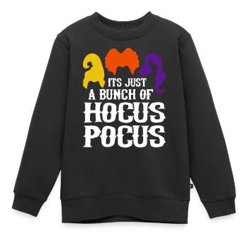 Es Ist Nur Ein Haufen Hokuspokus-Kostüme - Kinder Premium Organic Sweatshirt - Schwarz - Vorne - AI Model Kid Female (0cm)