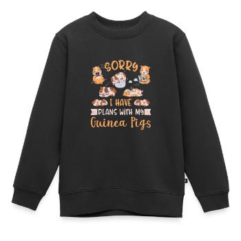 Entschuldigung, Ich Habe Pläne Mit Meinen - Kinder Premium Organic Sweatshirt - Schwarz - Vorne - AI Model Kid Female (0cm)
