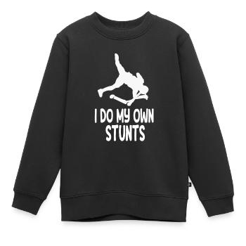 Scooter Scooter Scooter Cadeau - Sweat Premium enfant bio - noir - Devant - AI Model Kid Female (0cm)