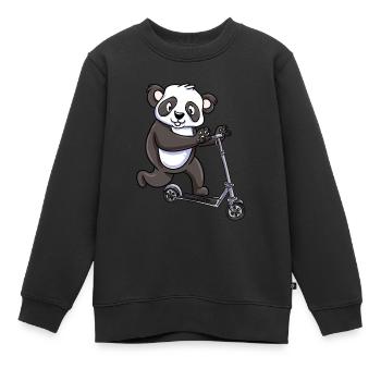 Scooter Scooter Scooter Cadeau - Sweat Premium enfant bio - noir - Devant - AI Model Kid Female (0cm)