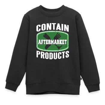 Contain Aftermarket Product Funny Prosthesis - Kinder Premium Organic Sweatshirt - Schwarz - Vorne - AI Model Kid Female (0cm)