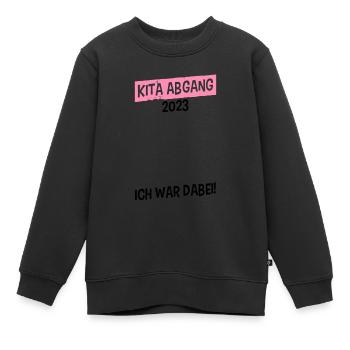 Kita Abgang Kita Abgängerin 2023 - Kinder Premium Organic Sweatshirt - Schwarz - Vorne - AI Model Kid Female (0cm)