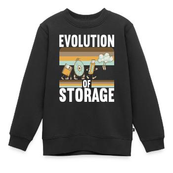 Programmierer Informatiker - Kinder Premium Organic Sweatshirt - Schwarz - Vorne - AI Model Kid Female (0cm)